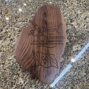 Custom St. Vincent & The Grenadines Walnut Wall Art | Handcrafted Island Wood Carving